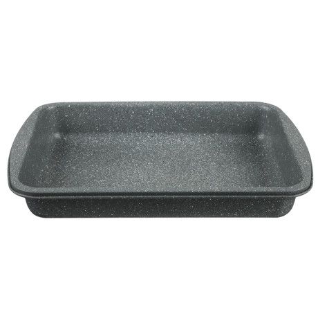 SATOSHI Буко Противень глубокий, 40х29х6см, угл.сталь, антипригарное покрытие "Мрамор"