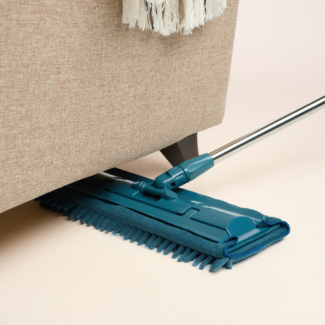 VETTA Швабра с насадкой из микрофибры, телескоп. черенок, нерж.сталь, 80-120см
