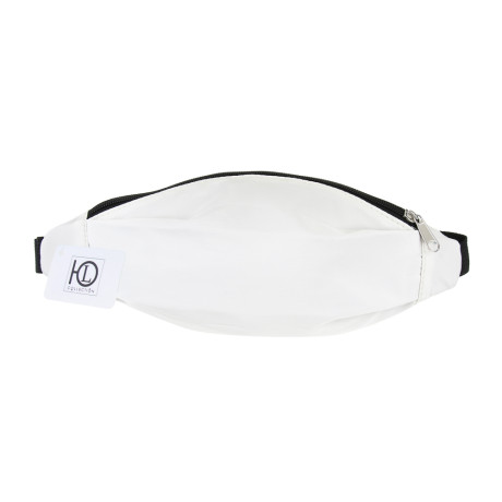 ЮL Глобикс Сумка-банан, 100% полиэстер, 31х12см, белый, МП-11