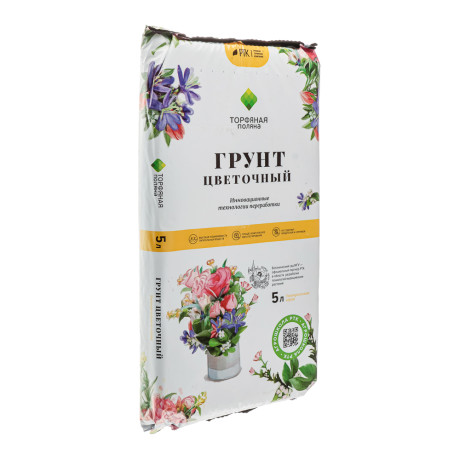 Грунт Цветочный Торфяная поляна 5л МСК