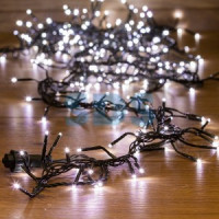 Гирлянда «КластерLED» 3 м, темно-зеленый ПВХ IP20, 288LED, белый