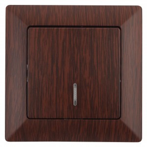 ЭРА Intro Solo выкл. 1 кл.(инд.) 10А, венге 4-102-10 53570