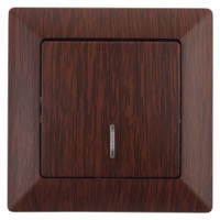 ЭРА Intro Solo выкл. 1 кл.(инд.) 10А, венге 4-102-10 53570