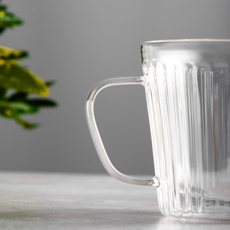 SATOSHI Кружка с двойными стенками, 350мл, стекло