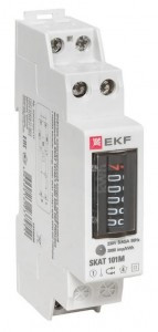 EKF PROxima счетчик эл/эн 1ф модульный SKAT 101М/1 - 5(40) SDM механический (без поверки) 10105M