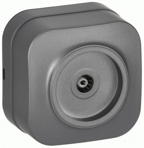 IEK GLORY роз. ОУ 1 мест. TV РТВ20-ХСм сталь мат. EAH10-K46M