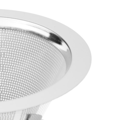 Воронка для кофе 12х8,5х6см, диаметр нижней части 9см, нерж.сталь