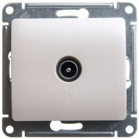 Systeme Electric GLOSSA мех. роз. TV-FM СУ 1 мест. перламутр (пл.осн., RG6, 2,1А) GSL000693 (5!)