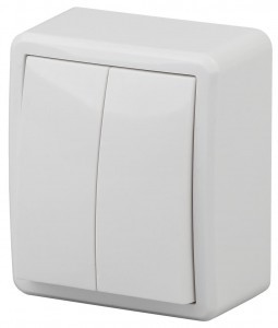 ЭРА Эксперт выкл. ОУ 2 кл. 10A бел. (индик.) 11-1205-01 (1/16/160)