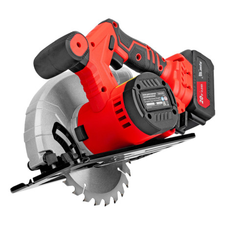Пила циркулярная аккумуляторная CCSU-20-165, 165 мм, Li-Ion, 20 В// MTX