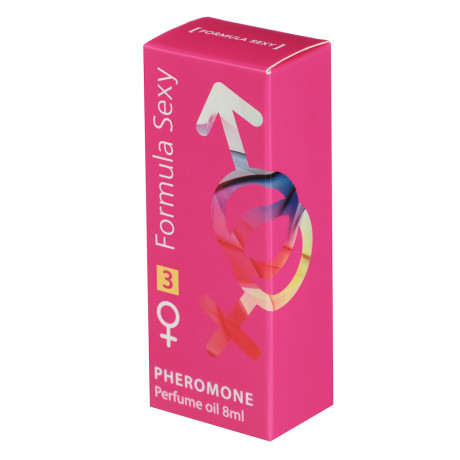 Парфюмерное масло с феромонами Formula Sexy №3, 8 мл