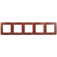 ЭРА 12 рамка СУ 5 мест. вишня, 12-5005-08 2473