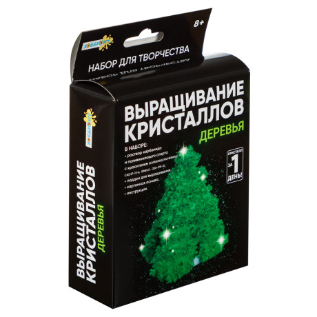 ХОББИХИТ Набор для выращивания кристаллов, 11,3x13,5x4см, 6 диз