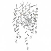 ODEON LIGHT 4970/3W HALL ODL24 523 матов.серебр./алюмин./хрусталь Бра G9 3x40W DELICA 85