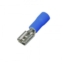 EKF наконечник плоский изолир. (мама) РпИм 2,5-6,3 синий (уп.100шт, цена за уп) rpim-2-250