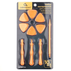 Набор инструментов для вскрытия корпуса мобильной техники Cablexpert TK-OP-01R (10 предметов), 18703