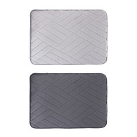 Коврик для ванной тм VETTA Брикс, вельвет, 40x60 см, 2 цвета