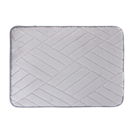 Коврик для ванной тм VETTA Брикс, вельвет, 40x60 см, 2 цвета