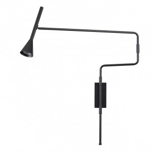 ODEON LIGHT 7031/1W HIGHTECH ODL25 677 Бра черн/мет./мет. с выкл. IP20 GU10 LED 1x9W 220V IZZY