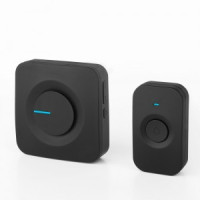 Elektrostandard Звонок беспроводной 200м 25х81х81 черный DBQ23M WL 52 мелодии IP44 a045577