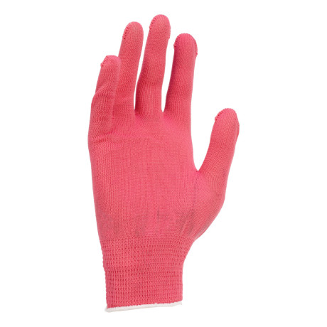 Перчатки Нейлон, 13 класс, цвет розовая фуксия, L