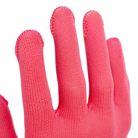 Перчатки Нейлон, 13 класс, цвет розовая фуксия, L