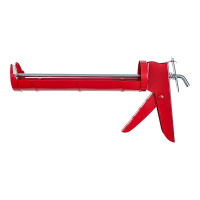 ЕРМАК Пистолет для герметика с мет. фиксатором 225мм полук