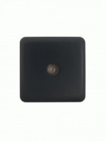 Lezard VIOLA роз. ОУ 1 мест. TV RG6 (проходн.) черн. (корп. ABS) 751-4200-129