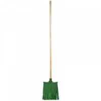 Метла плоская синтет,ворс 26см,черенок(б/рез,d=2,5см,120см,дерево),360669/ Vega