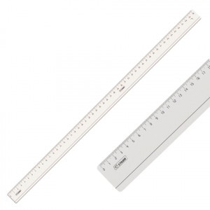 Линейка пластик. 50см, СТАММ прозр. ЛН95 210512