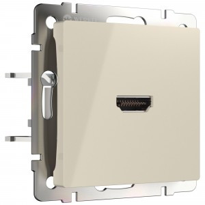 Werkel мех. роз. СУ 1 мест. HDMI (слоновая кость) W1186003 a051487