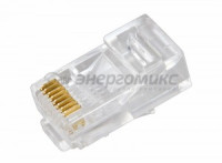 PROconnect Штекер 8P8C (RJ45) CAT 5e Light цена за шт.(100!) 05-1021-6