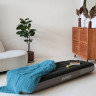 INTEX Матрас надувной DOWNY AIRBED, встроенный ножной насос, 191x76x25см, до 136кг, 64760