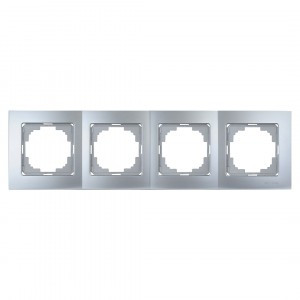 Nilson TOURAN  рамка СУ 4 мест. серебро 24130094