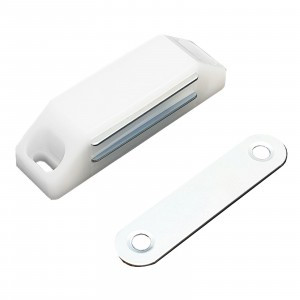 Магнит мебельный  L-60 h-15 белый (комплект 4шт. цена за комплект)  (160,10) StahlBuro