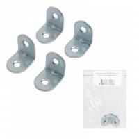 Кронштейн МК 20*20 цинк 4 шт. Инд.упаковка+ШК (цена за 4шт) (250) Кунгур