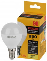 KODAK шар P45 E14 11W(990lm) 3000K 2K 80х45 170-265В P45-11W-830-E14 2 года 57617