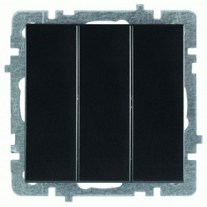 Nilson TOURAN-ALEGRA-THOR мех. выкл. СУ 3 кл.  матовый черный 24380466