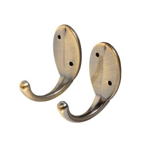 Крючок-вешалка мебельн 1-рожк СТАНДАРТ 1089 AB ст.бронза (2шт цена за уп) Инд. уп. на подвес(600,50)