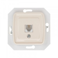 KRANZ DEA мех. роз. телефон RJ11 СУ Беж KR-78-0252