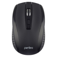 Мышь беспроводная оптическая Perfeo LEVEL, 4 кн, 800-1600 dpi, USB, черная (PF_A4509)