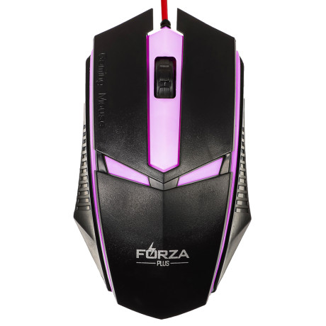 FORZA Компьютерная мышь проводная, 1200DPI, длина провода 130см, игровая, 4 цвета