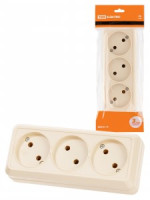 TDM Ладога роз. горизонт. ОУ 3 мест. 10А сл. кость (6!) SQ1801-0224