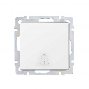 Smartbuy Нептун мех. Кнопка звонка СУ 10А белая  (SBE-05w-10-B1-0)