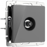 Werkel мех. роз. TV СУ 1 мест. оконечн. (графит акрил) W1183044 a064096