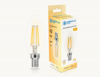 Ambrell лaмпа св/д свеча C35 E14 11W(950lm) 2700K 2K 35х98 филамент (нитевидная) 351113