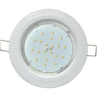 Ecola GX53 H4 св-к &quot;Чеканка&quot; Белый 43x115 FW61H4ECB (10!)