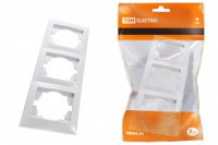 TDM Лама рамка СУ 3 мест. бел. (вертик.) (15!) SQ1815-0034