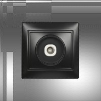 Smartbuy Венера роз. СУ телевизионная 1-местная 75Ом 5-862МГц черная  (SBE-01b-S1-TV)