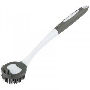 Щетка д/посуды KB-08 (29*6*5,5см), серая, пластик 104474 Рыжий кот